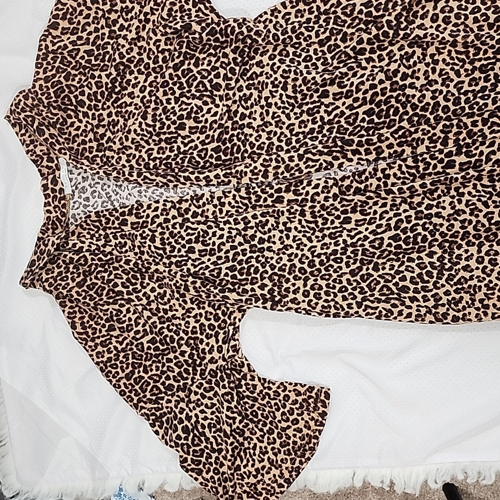 Night Gown Ekouaer Animal Print Long Night Gown. S - Picture 10 of 11